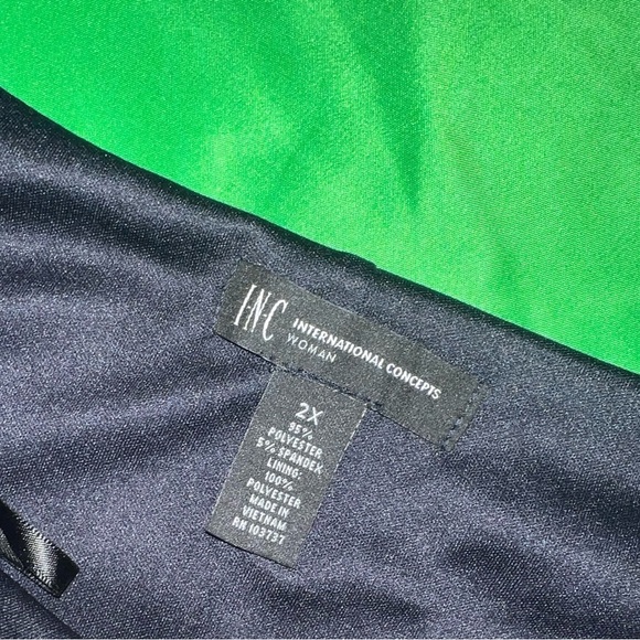 NWTINC International Concepts Elegant Black and Brown Patterned Dress size 2X - Picture 4 of 8